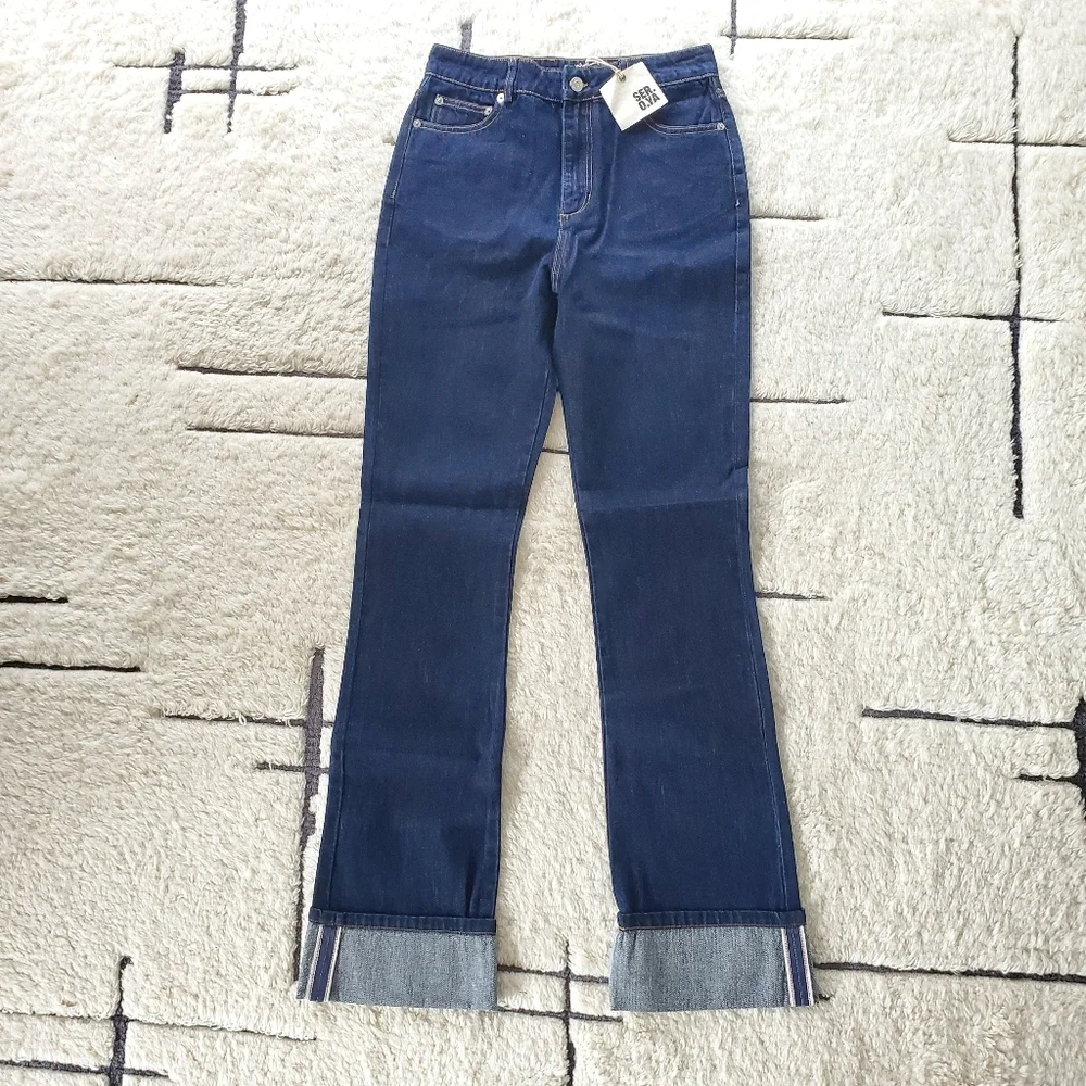 SER.O.YA Dark Blue Women Jeans - Picture 3 of 15